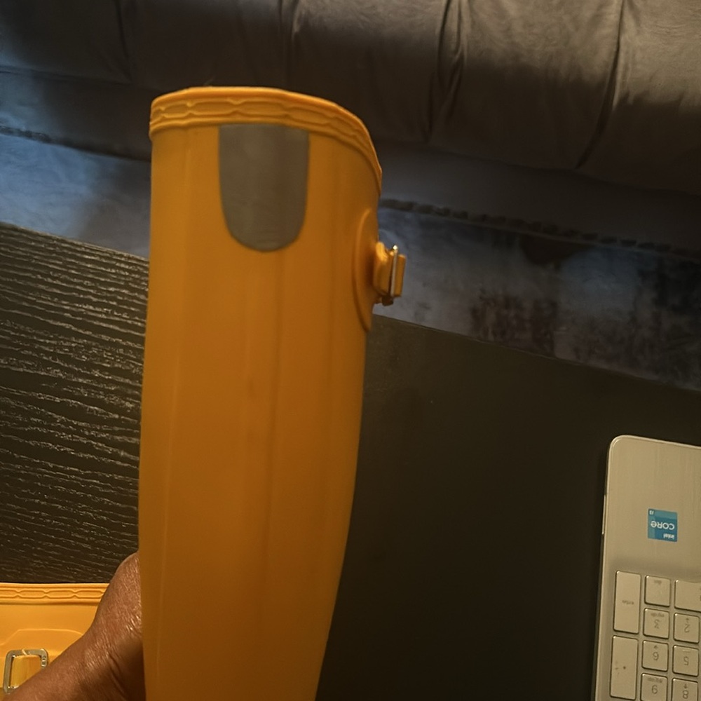 Hunter Classic Yellow Tall Rain Boots - Picture 11 of 12